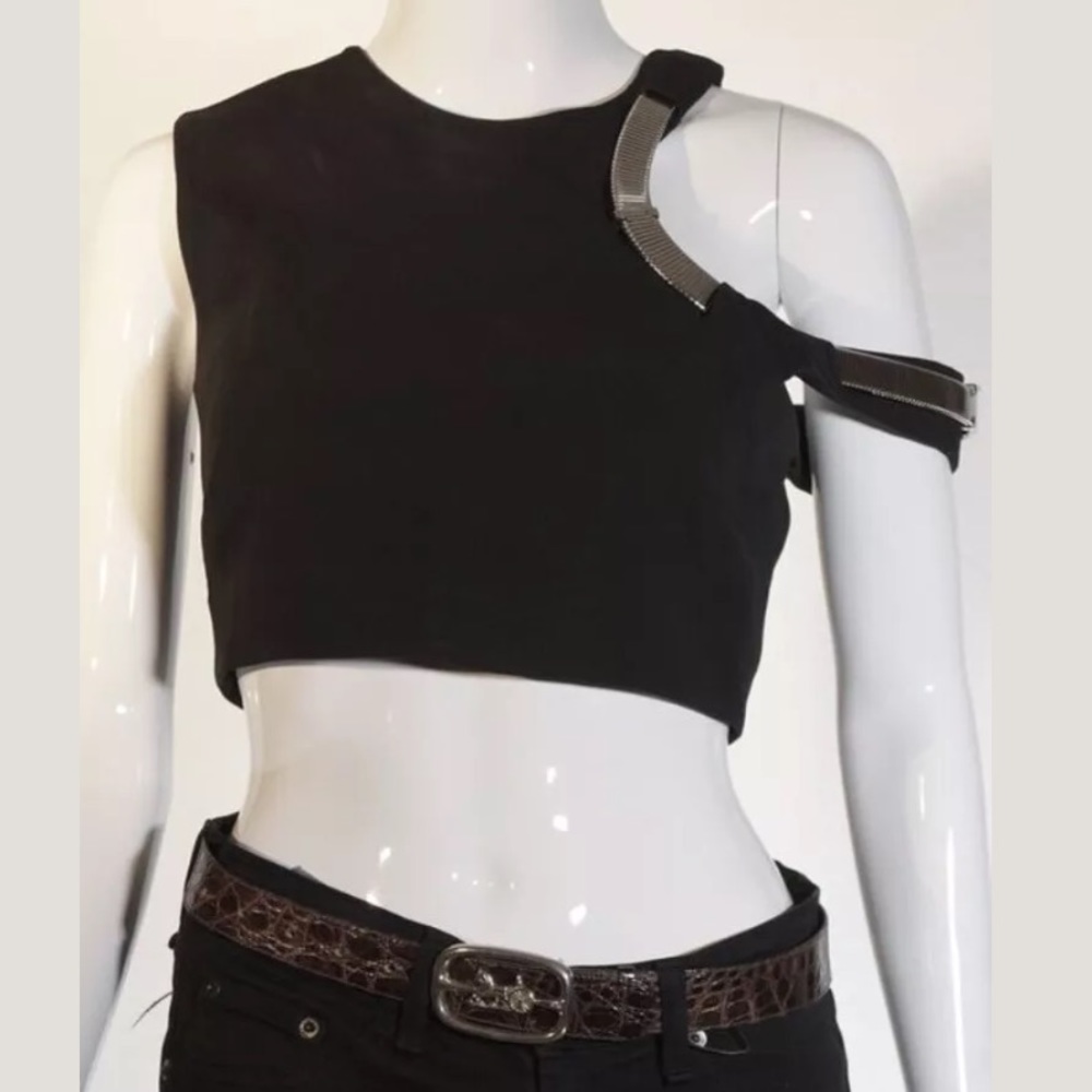 Mugler Crop Top Size 36 Small